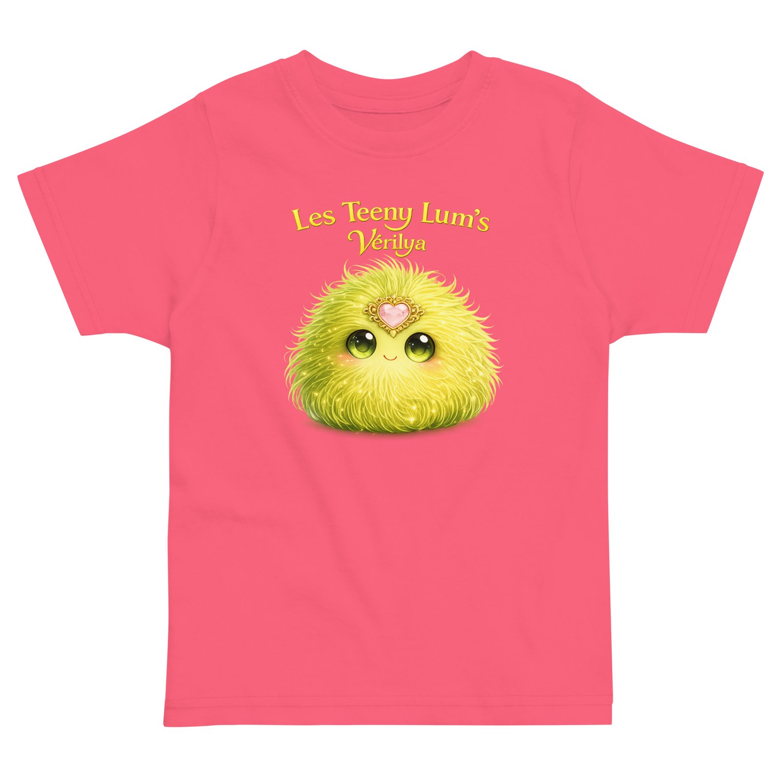 Tee-shirt Teeny Lum’s (2/6 ans) Vérilya – Chakra Cœur – Amour & Bienveillance (6 coloris) – Image 3