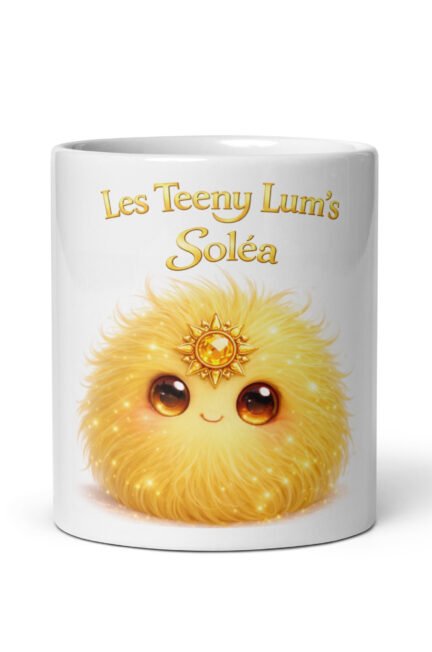 Mug Chakra Solaire – Soléa | Mug enfant 330 ml – Univers Teeny Lum’s