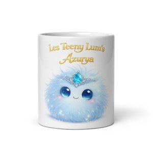 Mug Chakra de la Gorge – Azurya | Mug enfant 330 ml – Univers Teeny Lum’s